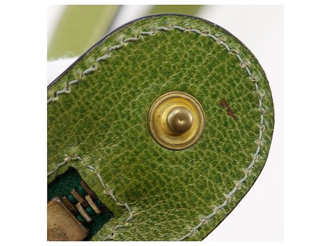 Bolsa de ombro em couro verde Salvatore Ferragamo - vista 10