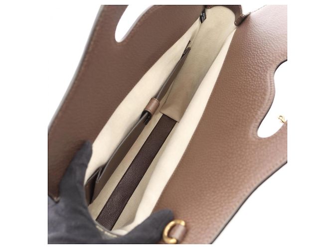 Borsa Tote Gucci GG Supreme Marrone Multicolore Beige - vista 3