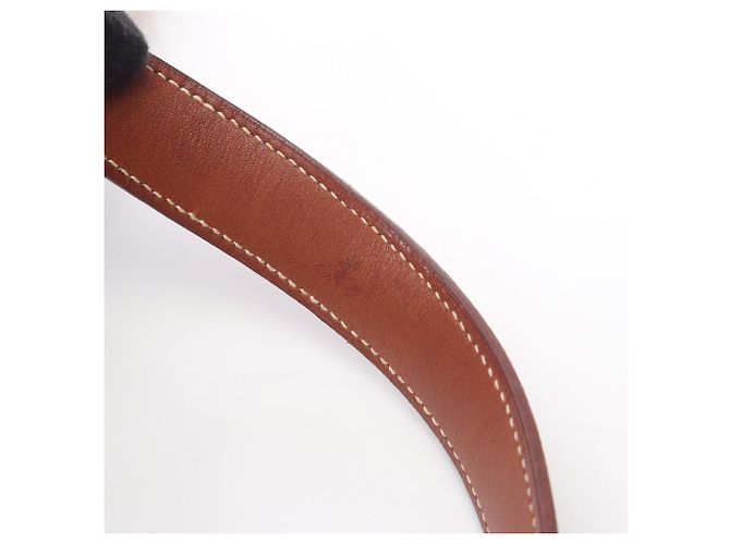 Bolso de Hombro Hermès Trim 35 Noisette Castaño Multicolor Avellana - vista 10