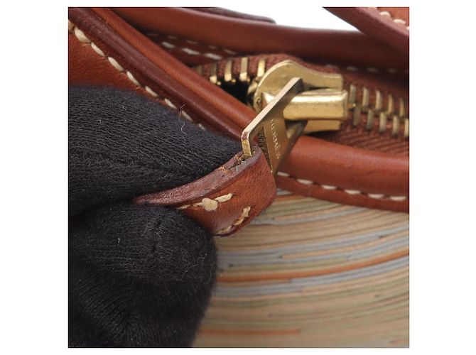 Bolso de Hombro Hermès Trim 35 Noisette Castaño Multicolor Avellana - vista 11