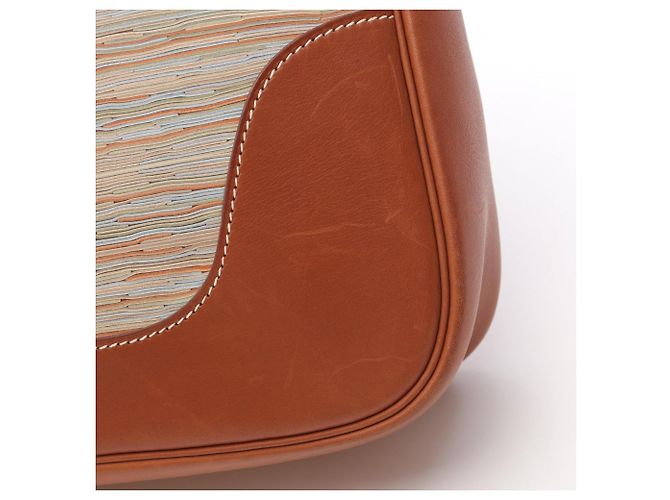 Bolso de Hombro Hermès Trim 35 Noisette Castaño Multicolor Avellana - vista 8