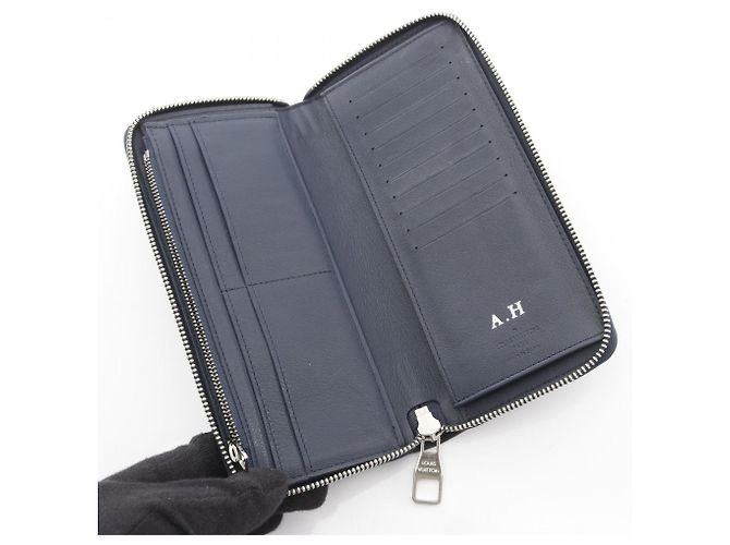 Louis Vuitton Zippy Wallet Navy blue - view 3