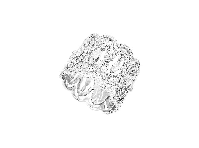 Messika Ring, "Arabesque", Weißgold, Diamanten. - Ansicht 2