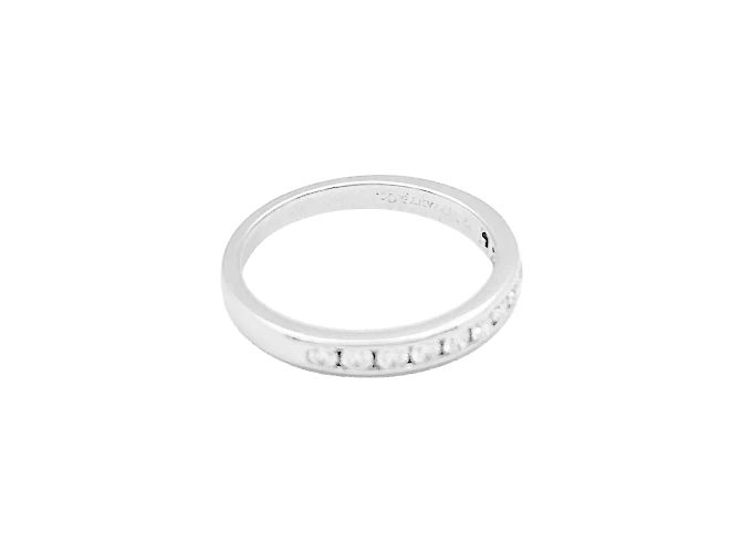 Tiffany & Co. Ehering, "Setting", Platin und Diamanten. - Ansicht 4