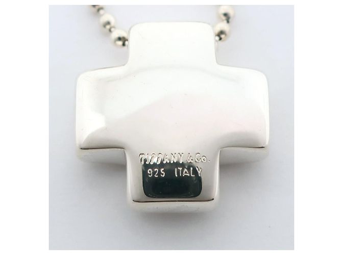Tiffany & Co Collana Tiffany Croce Romana in Argento 925 - vista 6