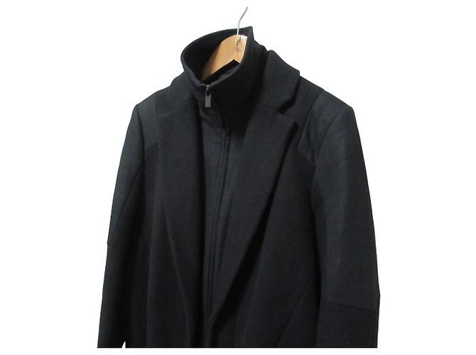 Autre Marque Abrigo Chester de lana Comptoir des Cotonniers Negro - vista 4