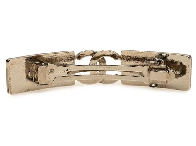 Timeless Fermaglio per capelli Chanel Coco Mark Argento - vista 2