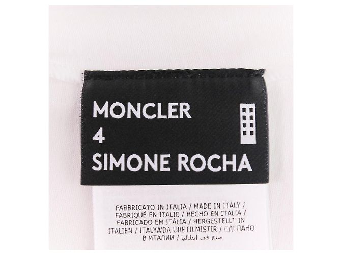 Camiseta de perlas Moncler Simone Rocha Blanco - vista 10