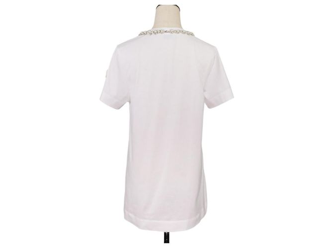 Camiseta de perlas Moncler Simone Rocha Blanco - vista 3