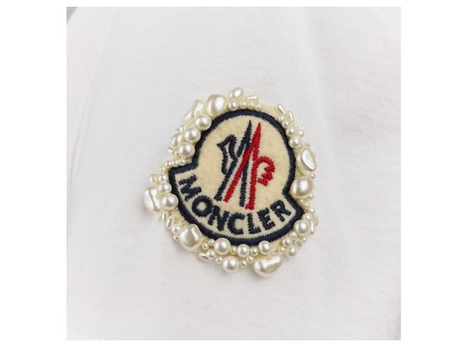 Camiseta de perlas Moncler Simone Rocha Blanco - vista 7