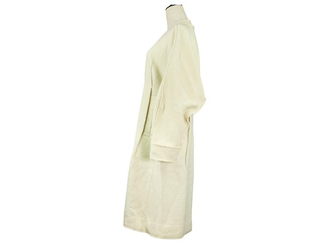 Abrigo Largo ISSEY MIYAKE IM33KA337 Blanco - vista 3