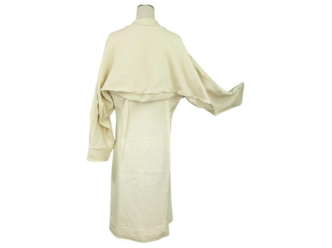 Abrigo Largo ISSEY MIYAKE IM33KA337 Blanco - vista 4