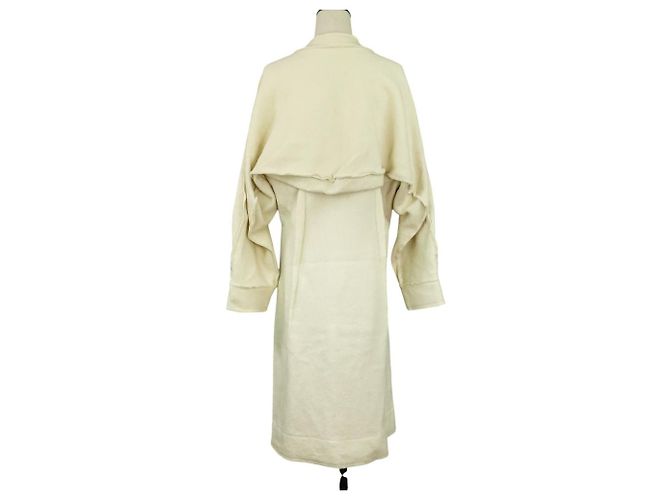 Abrigo Largo ISSEY MIYAKE IM33KA337 Blanco - vista 5