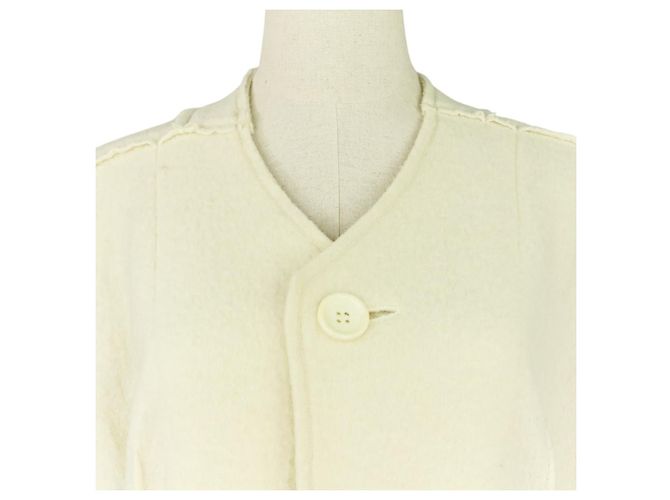 Abrigo Largo ISSEY MIYAKE IM33KA337 Blanco - vista 6