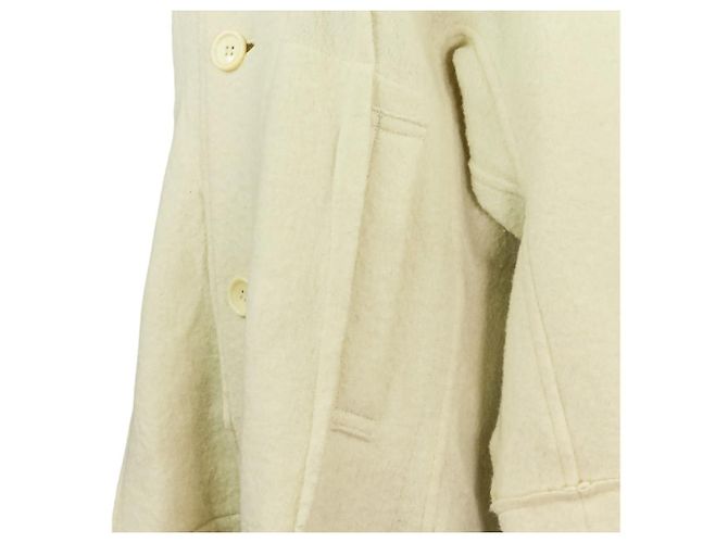 Abrigo Largo ISSEY MIYAKE IM33KA337 Blanco - vista 7