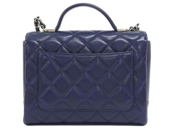 Borsa Chanel AS5112 Blu navy - vista 2