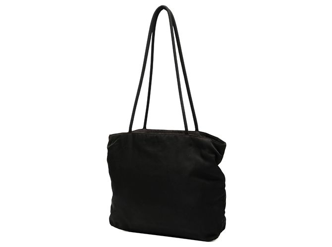 Bolso de Hombro Prada en Tessuto Negro - vista 2