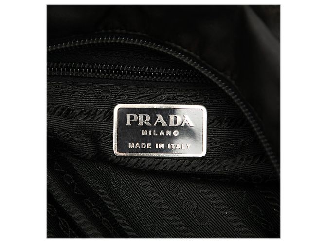 Bolso de Hombro Prada en Tessuto Negro - vista 5