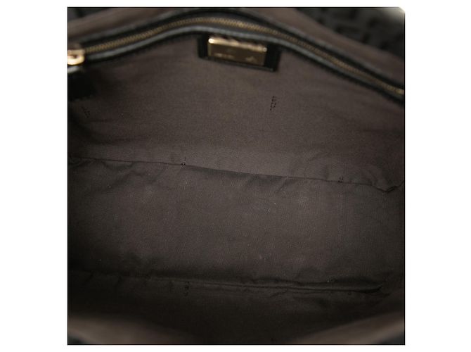 Bolso Tote de lona Zucchino negro Fendi - vista 4
