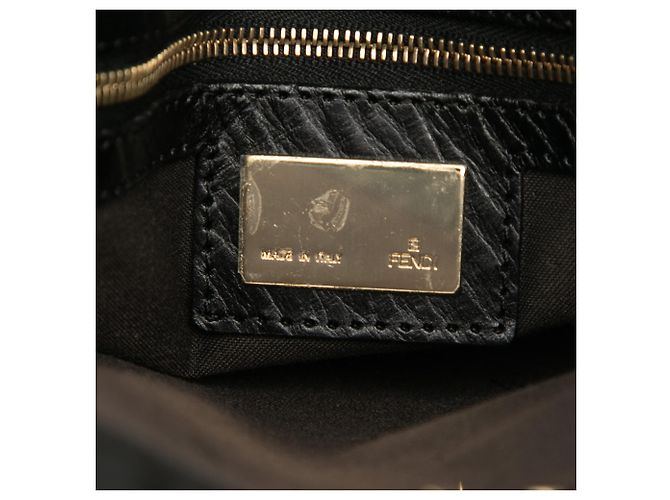 Bolso Tote de lona Zucchino negro Fendi - vista 5