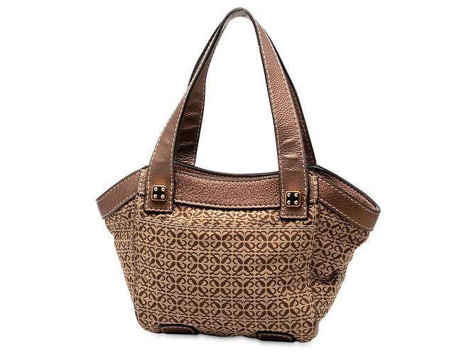 LOEWE Braune Anagram Canvas Tote - Ansicht 2
