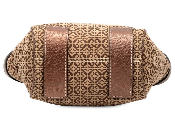 LOEWE Braune Anagram Canvas Tote - Ansicht 3