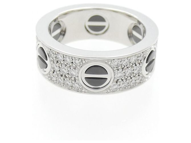 Anello Love Cartier in Oro Bianco D'oro - vista 2