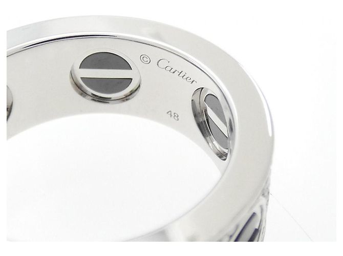 Anello Love Cartier in Oro Bianco D'oro - vista 3