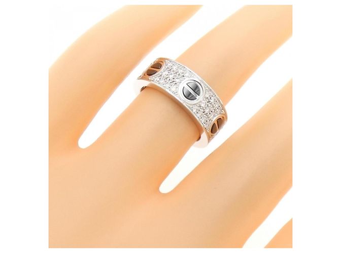 Anello Love Cartier in Oro Bianco D'oro - vista 4