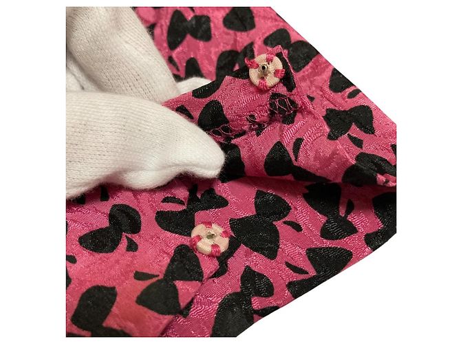 Autre Marque Conjunto con patrón de cinta HANAE MORI Negro Rosa - vista 14