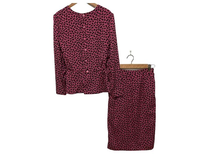 Autre Marque Conjunto con patrón de cinta HANAE MORI Negro Rosa - vista 2