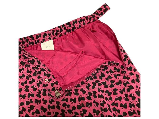 Autre Marque Conjunto con patrón de cinta HANAE MORI Negro Rosa - vista 8