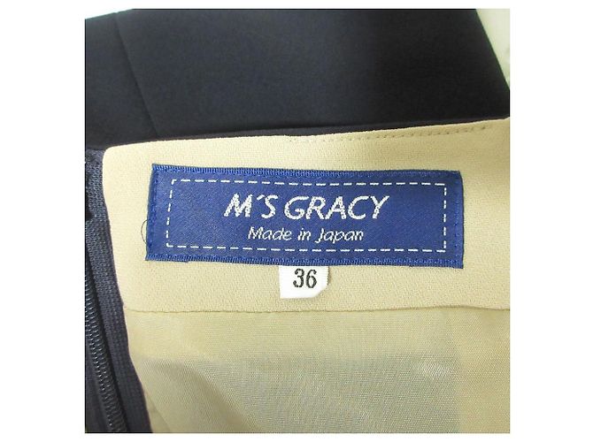 Autre Marque Corsage Kleid M'S GRACY Blau Beige Marineblau - Ansicht 3