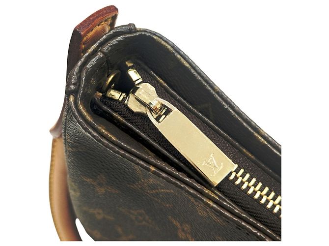 Borsa a Spalla Looping MM Monogramma Louis Vuitton Marrone - vista 13
