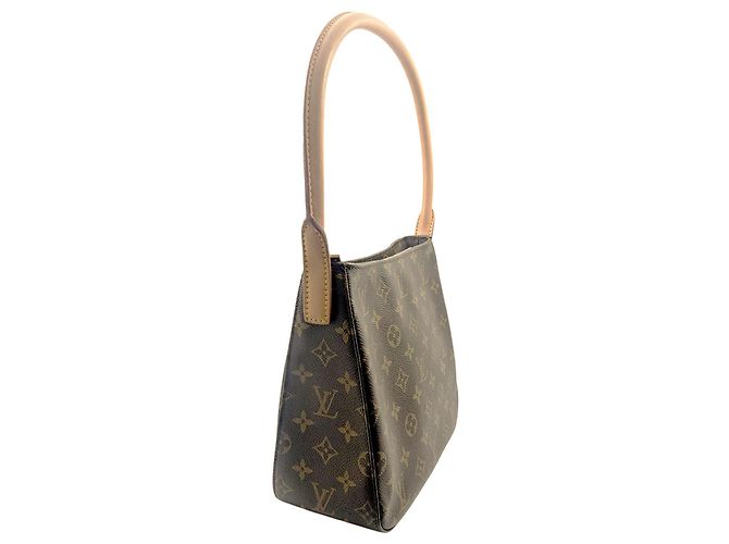 Borsa a Spalla Looping MM Monogramma Louis Vuitton Marrone - vista 3