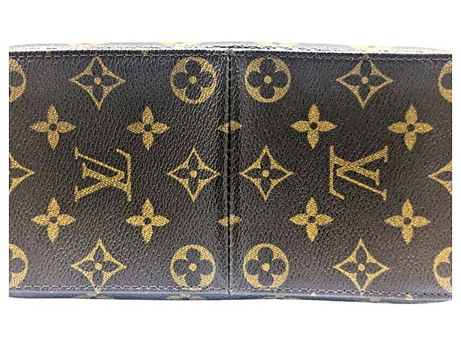 Borsa a Spalla Looping MM Monogramma Louis Vuitton Marrone - vista 5