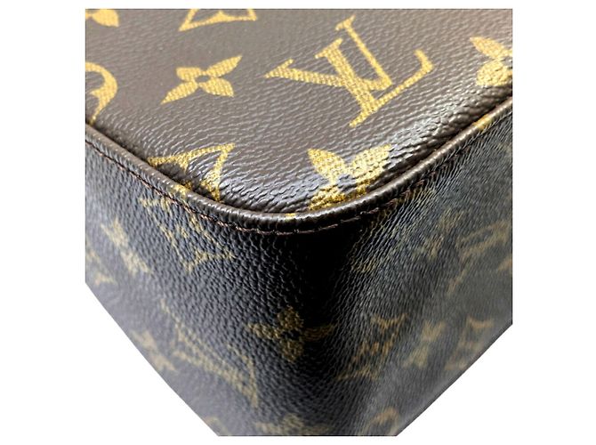 Borsa a Spalla Looping MM Monogramma Louis Vuitton Marrone - vista 6