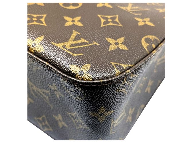 Borsa a Spalla Looping MM Monogramma Louis Vuitton Marrone - vista 7