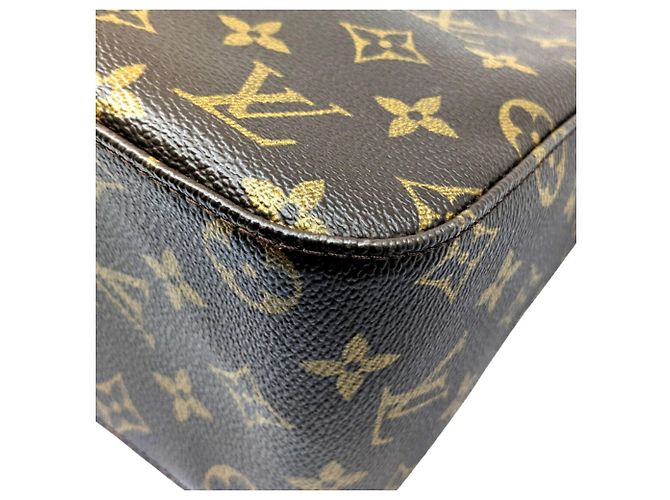 Borsa a Spalla Looping MM Monogramma Louis Vuitton Marrone - vista 8