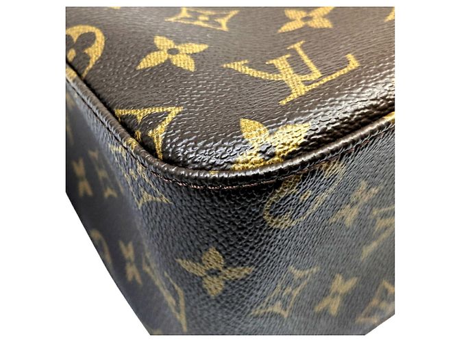 Borsa a Spalla Looping MM Monogramma Louis Vuitton Marrone - vista 9