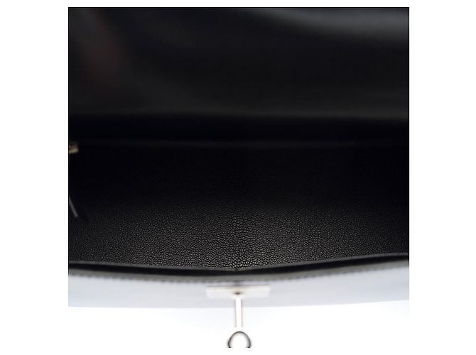 Hermès Borsa HERMES Kelly 28 in Pelle Nera - 103078 Nero - vista 8