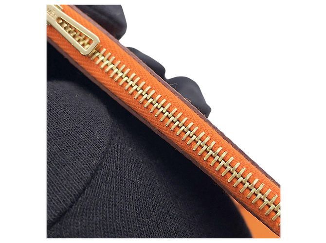 Monedero Constance Naranja Hermès - vista 9