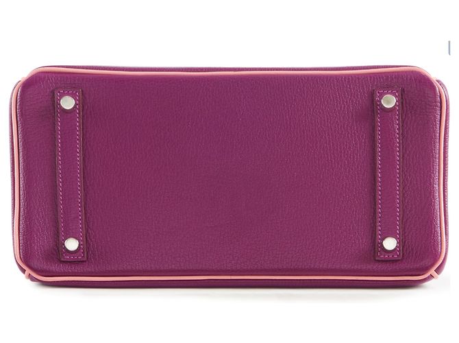 Hermès Bolso HERMES BIRKIN 30 HSS Púrpura - vista 19