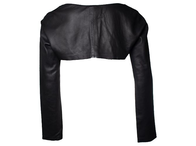 Ann Demeulemeester, Lederbolero - Ansicht 3