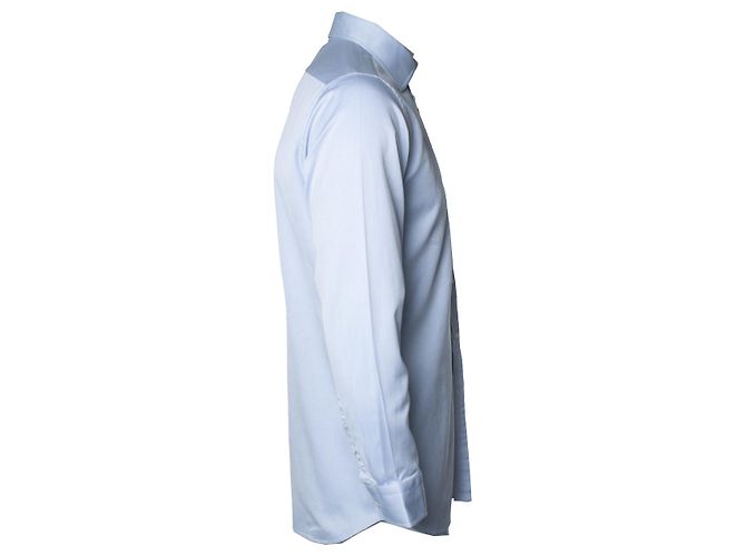 Autre Marque Dunhill camicia in cotone blu - vista 4