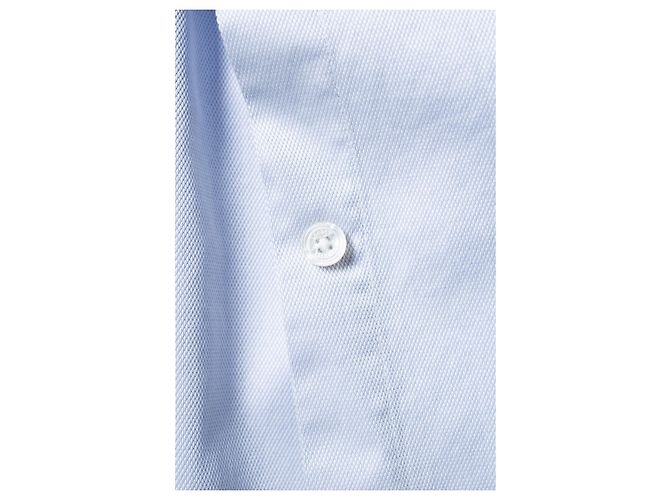 Autre Marque Dunhill camicia in cotone blu - vista 6