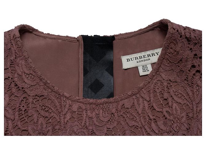 Burberry, Mauve Kleid in altrosa Pink - Ansicht 10