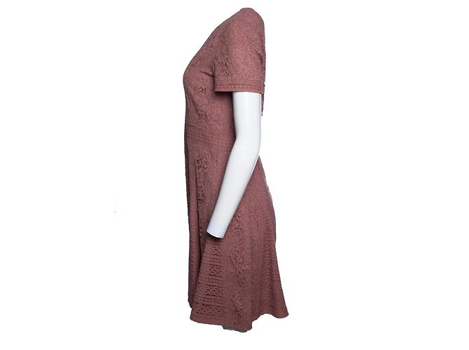 Burberry, Mauve Kleid in altrosa Pink - Ansicht 2
