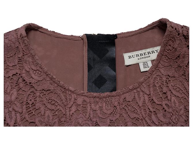 Burberry, Mauve Kleid in altrosa Pink - Ansicht 6