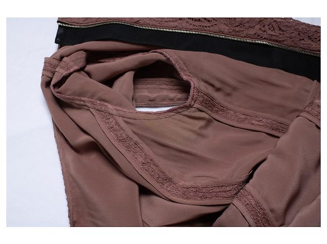 Burberry, Mauve Kleid in altrosa Pink - Ansicht 8